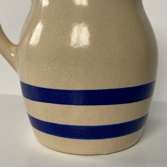 Robinson Ransbottom Pottery Hand Painted Hummingbird Flowers Vintage 4.75” Sign - Picture 13 of 16